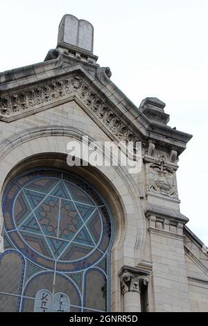 Synagoge in lille in frankreich Stockfoto