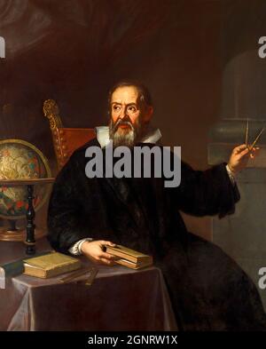 Galileo Galilei, 1564 - 1642, italienischer Astronom Stockfoto