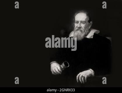 Galileo Galilei, 1564 - 1642, italienischer Astronom Stockfoto