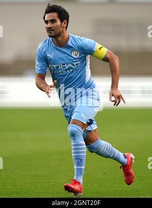 Aktenfoto vom 31-07-2021 von Ilkay Gundogan in Manchester City. Ausgabedatum: Montag, 27. September 2021. Stockfoto