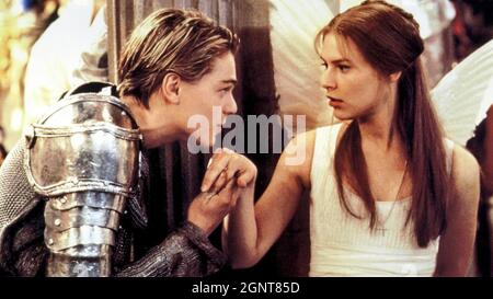 ROMEO = JULIA 1996 2oth Century Fox Film mit Claire Danes und Leonardo DiCaprio Stockfoto