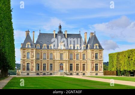 Frankreich, Hauts-de-seine (92), Sceaux, le Parc et le château où est installé le musée de l'Île-de-France // Frankreich, Hauts de seine, Sceaux, der Park und Stockfoto