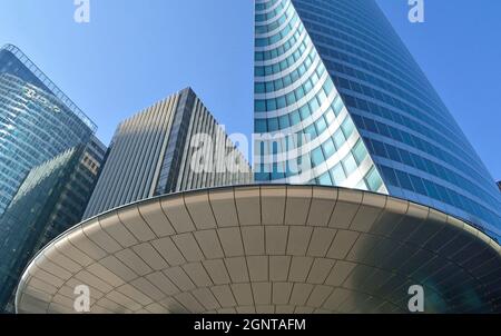 Frankreich, Hauts-de-seine (92), La Défense, la Tour EDF, architectes Pei Cobb Freed & Partners, Roger Saubot et Jean Rouit // Frankreich, Ile-de-france, Haut Stockfoto