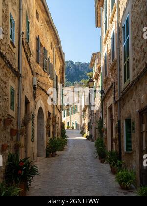 Valdemossa Street, Mallorca Stockfoto