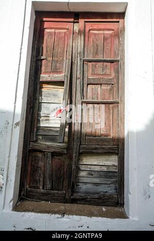 La Matanza: Eine traditionelle spanische Schlachtung von Schweinen, die im Dorf Alajar beobachtet wurde. Stockfoto