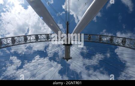London Eye, South Bank, Themse, London Stockfoto