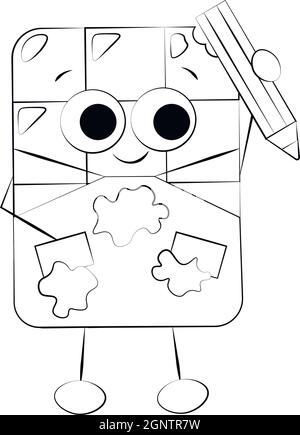 Für Ikonen, Web, Postkarten, Dekor, Verpackung, Drucke für Dinge, Abdeckungen für Notizbücher, Dekoration von Schachteln für Aufkleber, Rucksack, individuelles Element, c Stock Vektor