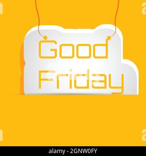 Karfreitagshintergrund Stock Vektor