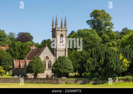 England, Hampshire, Alton, Chawton, Pfarrkirche St. Nicholk Stockfoto