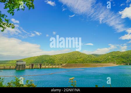 Chubetsu Lake Damm (Hokkaido Kamikawa-gun). Aufnahmeort: Hokkaido Stockfoto