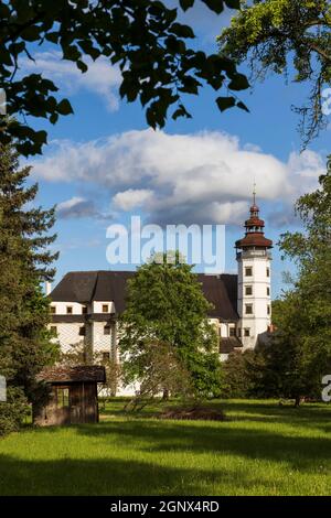 Schloss Velke Losiny in Nordmähren, Tschechische Republik Stockfoto