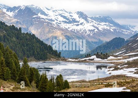 Landschaft in der Nähe von Staller Sattel, Hohe Tauern Osttirol, Österreich Stockfoto