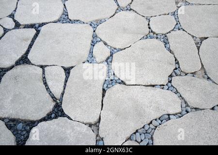 Betonboden abstrakter Hintergrund: Polierte Betonwand Textur, Polieren Loft-Stil rohen Zement, Tapete Kunst Vorlage Konzept mit Platz für tex Stockfoto