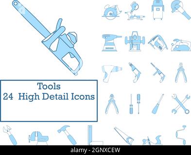 Tools-Symbolsatz Stock Vektor