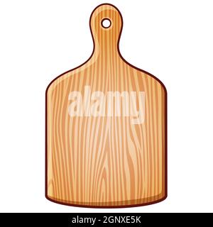 Vektor Küche Schneidebrett Cartoon Stock Vektor
