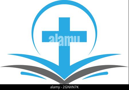 Vektor für Design-Vorlagen für Buchlogo-Symbole Stock Vektor