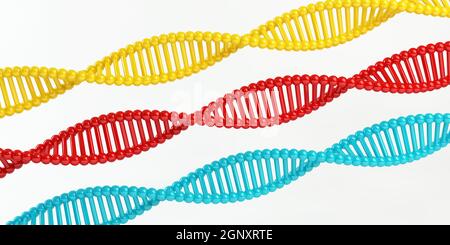 DNA-Medizin und Biotechnologie Chemie Gene Stockfoto