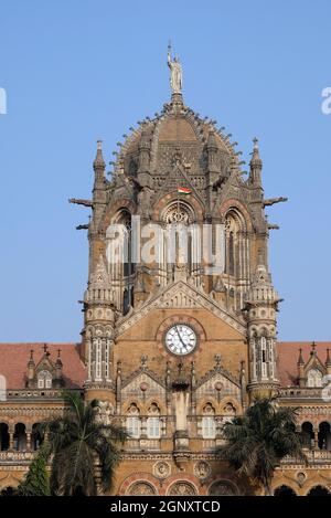 Victoria Station (Terminal Chatrapati Shivaji) in Mumbai, Indien