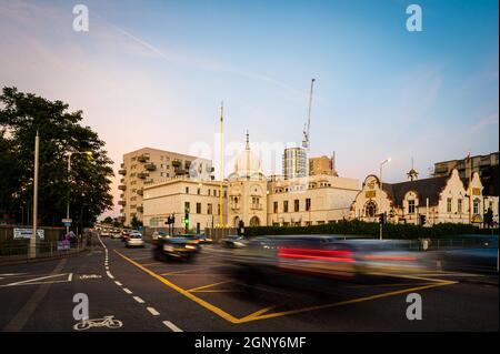 Gurdwara Singh Sabha London East, Barking, London Stockfoto