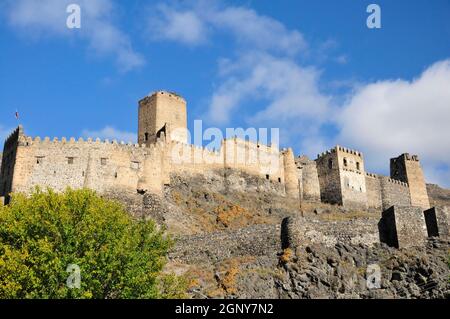 Georgien, Region Meskheti, Festung Khertvisi Stockfoto