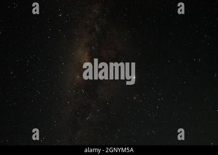 Austral sky milky way detail taken from Tanzania, Africa Stockfoto