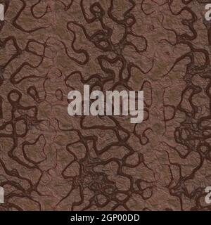 Schleichende Ranken 3D-Illustration nahtlose Textur Stockfoto