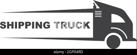 LKW Symbol Logo Vektor Illustration Design Stock Vektor