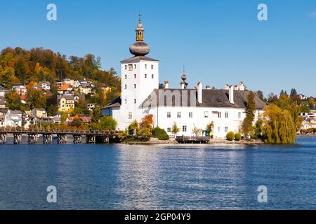 Schloss Gmunden am See, Österreich Stockfoto