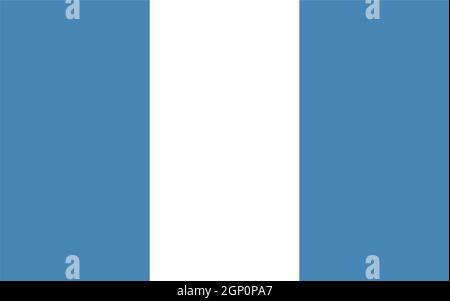 Guatemala offiziell Flagge Stock Vektor