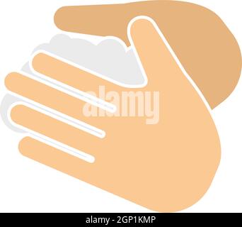 Symbol Zum Händewaschen Stock Vektor
