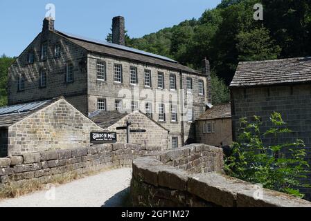 Gibson Mühle, Hardcastle Crags, Halifax, West Yorkshire Stockfoto