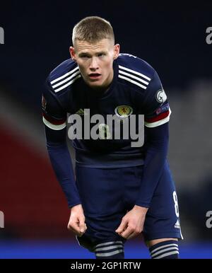 Aktenfoto vom 31-03-2021 von Scotland's Scott McTominay. Ausgabedatum: Dienstag, 28. September 2021. Stockfoto
