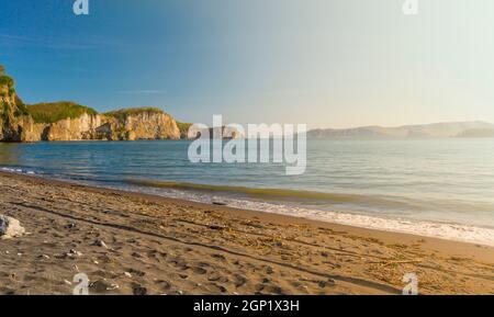 Der Blick auf die Avacha Bucht auf der Halbinsel Kamtschatka Stockfoto