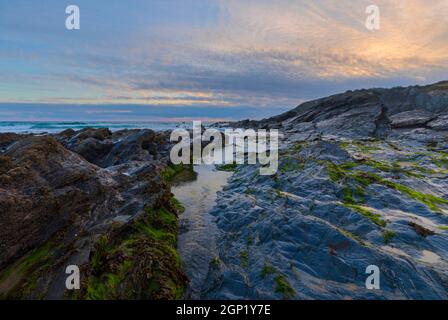 Dollar Cove Sonnenuntergang Stockfoto