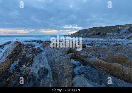 Dollar Cove Sonnenuntergang Stockfoto