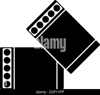 Symbol Für Manschettenknöpfe Stock Vektor