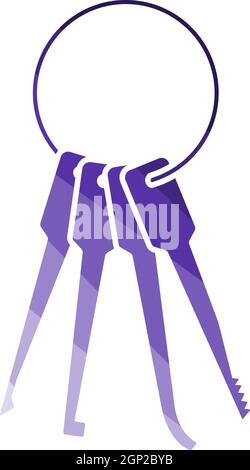 Lockpick-Symbol Stock Vektor