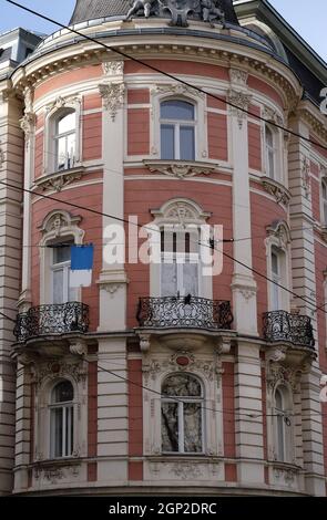 Architektur entlang Hauptplatz Hauptplatz Stadt Graz, Steiermark, Österreich Stockfoto