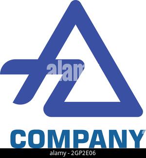 Vektor Für Az-Logo-Geschäftsvorlage Stock Vektor