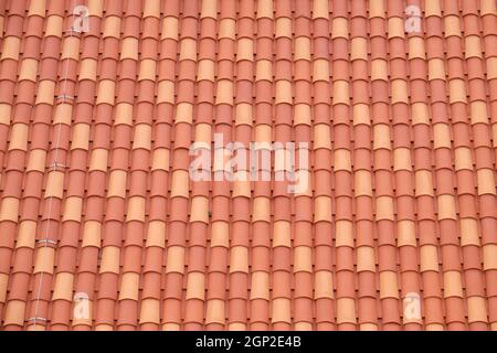 Typische Dächer in Altstadt von Dubrovnik, Kroatien Stockfoto