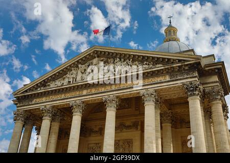 Das Pantheon in der Stadt von Paris, Frankreich Stockfoto