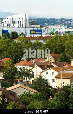 IKEA Megastore, Venissieux, östlicher Vorort von Lyon, Rhone, REGION AURA, Frankreich Stockfoto