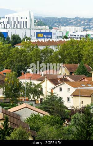 IKEA Megastore, Venissieux, östlicher Vorort von Lyon, Rhone, REGION AURA, Frankreich Stockfoto