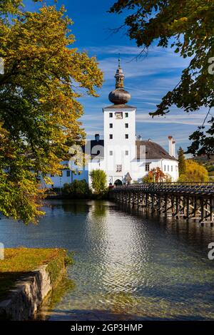 Schloss Gmunden am See, Österreich Stockfoto