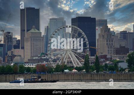 Montreal, Quebec, Kanada, 26. September 2021.Blick auf die Innenstadt von Montreal.Mario Beauregard/Alamy News Stockfoto