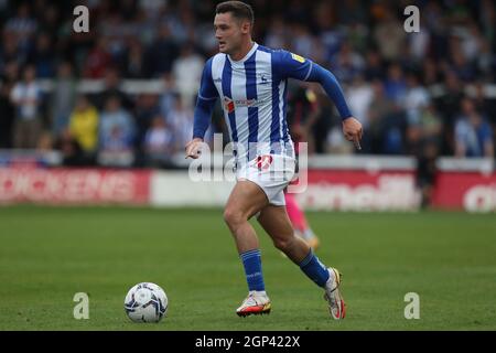 HARTLEPOOL, GROSSBRITANNIEN. 25. SEPTEMBER Hartlepool United's Luke Molyneux während des Sky Bet League 2-Spiels zwischen Hartlepool United und Exeter City am Samstag, den 25. September 2021, im Victoria Park, Hartlepool. (Kredit: Mark Fletcher | MI News) Kredit: MI Nachrichten & Sport /Alamy Live News Stockfoto