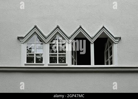 Fenster im Art déco-Stil Stockfoto