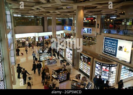 Flughafen Abu Dhabi duty free Stockfoto