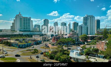 Urbane Szene der stadt punta del este, maldonado, uruguay Stockfoto