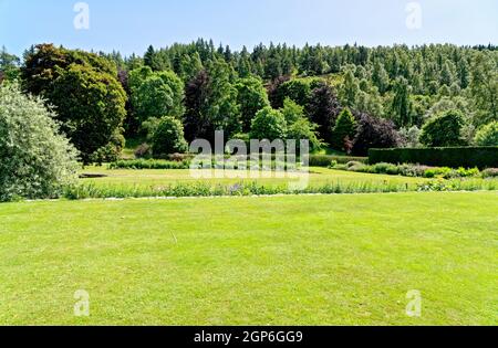 Garten im Balmoral Castle Estate, Aberdeenshire, North East Scottish Highlands Stockfoto